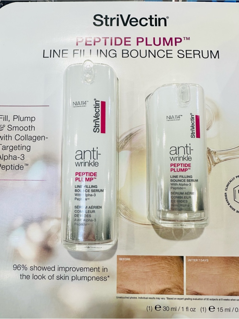 NWT StriVectin Peptide Plump Line Filling Bounce Serum